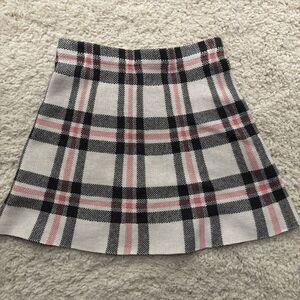 100%‎ Cotton Plaid Girls Skirt Size 7/8 Twee Girlhoodcore Academia Preppy